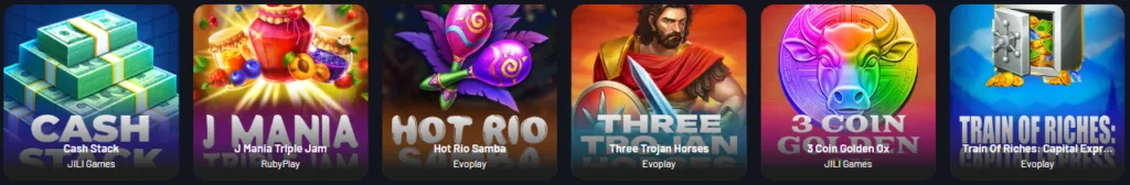 Extensive Game Library at Seven Casino